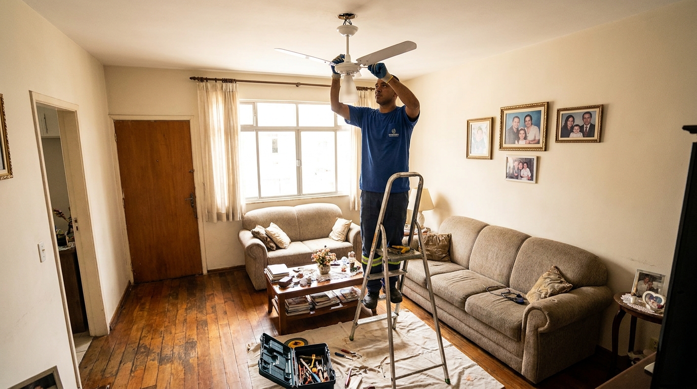 Substituição de Ventilador em São José dos Campos‑SP